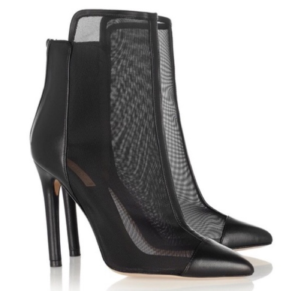 Reed Krakoff mesh heeled ankle booties size 6.5